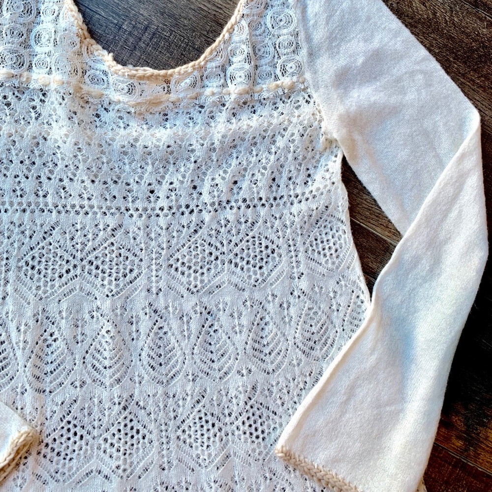 ❤️SOLD Free People boho Dreamy lace tunic dress - Picture 6 of 8